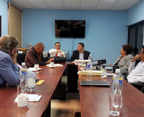 Reunión de Comisión Depuradora con fiscales del Ministerio Público